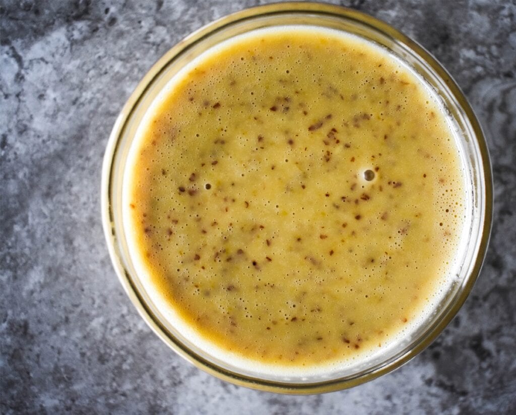 Paleo Mustard Salad Dressing in Bowl