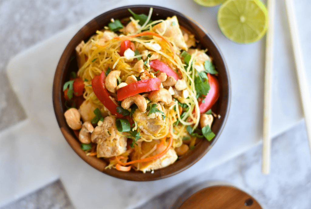 Spaghetti Squash Pad Thai