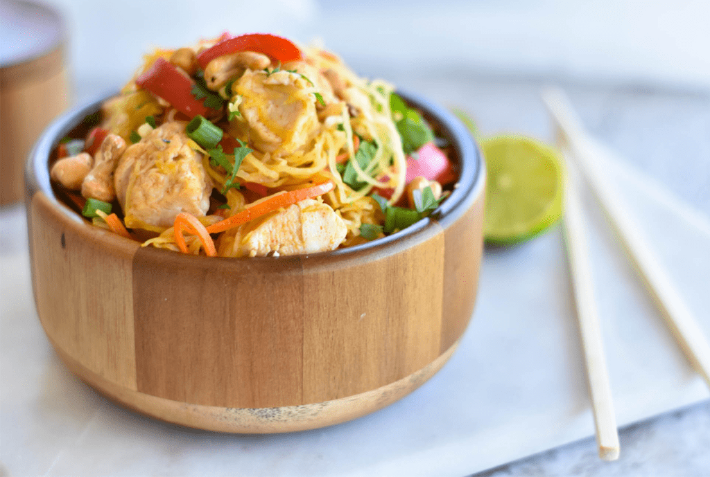 Spaghetti Squash Pad Thai