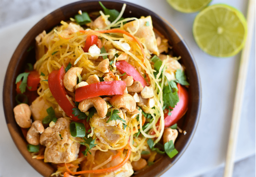 Spaghetti Squash Pad Thai