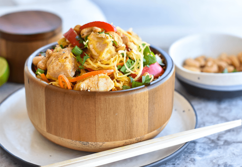 Spaghetti Squash Pad Thai