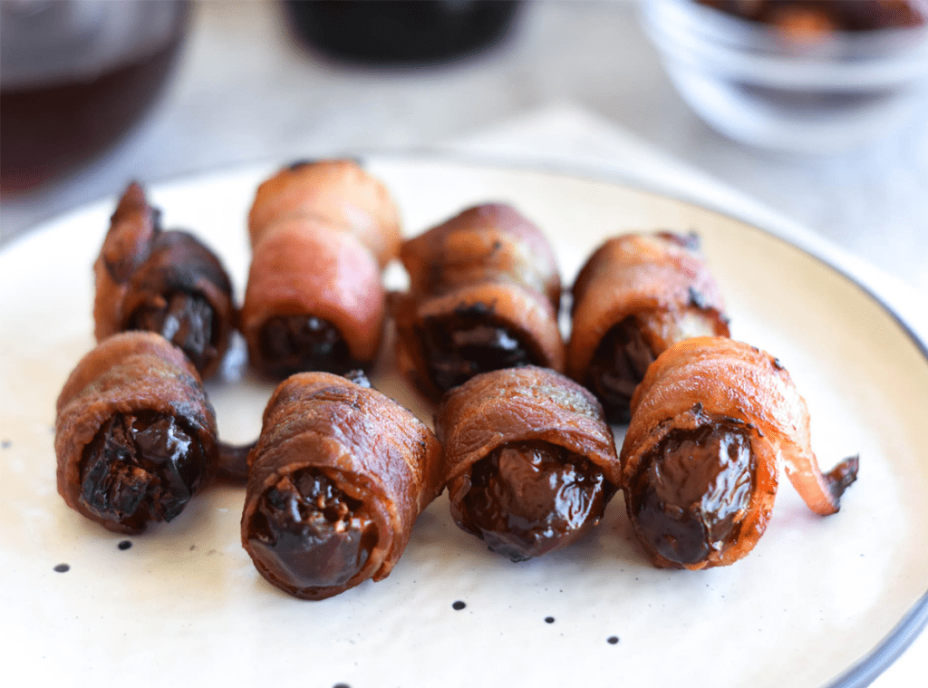 Easy Bacon Wrapped Dates