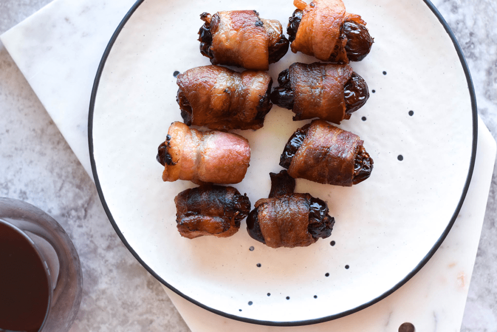 Easy Bacon Wrapped Dates