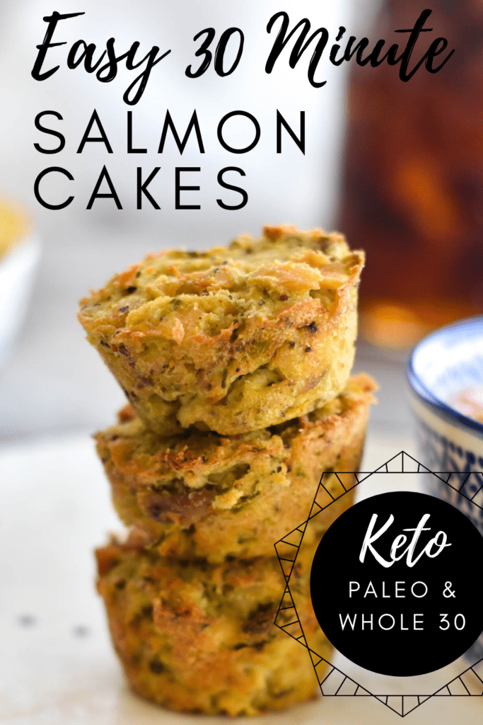 Keto Salmon Cakes Pinterest Pin