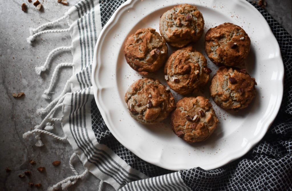 sugar free gluten free banana muffins