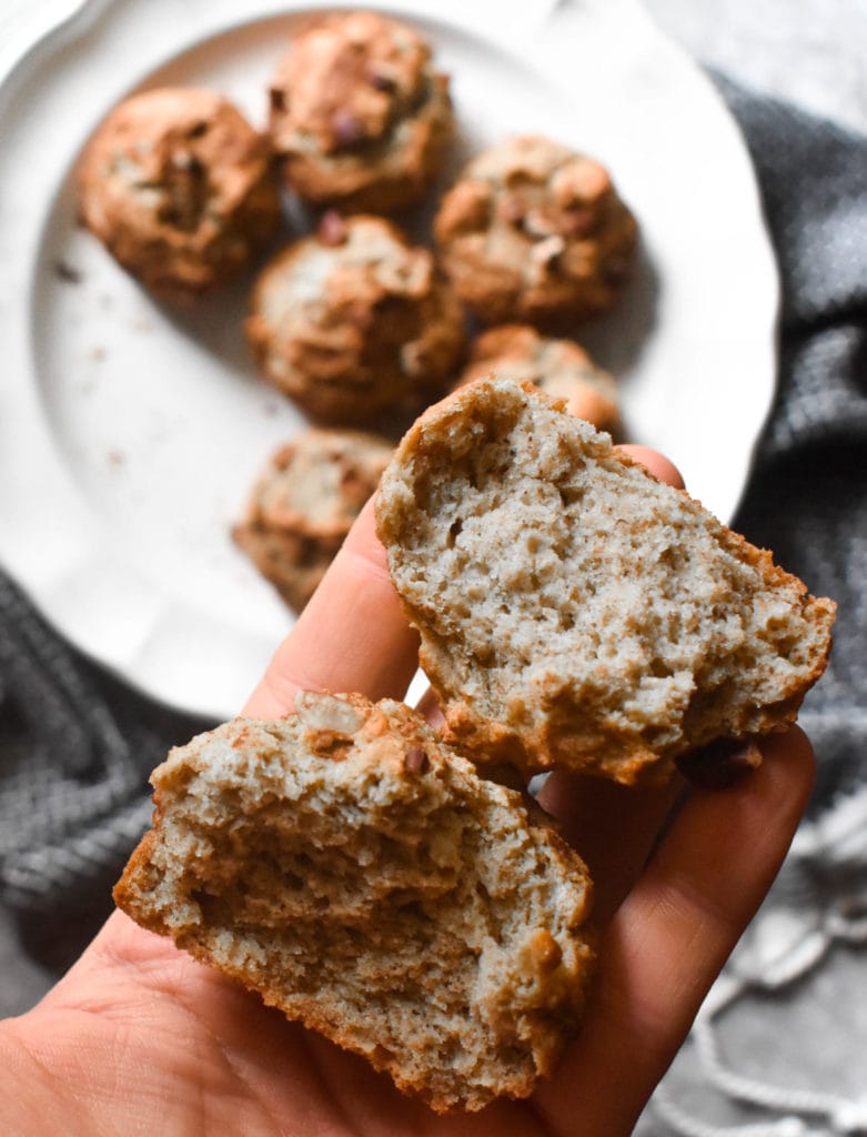 sugar free gluten free banana muffins