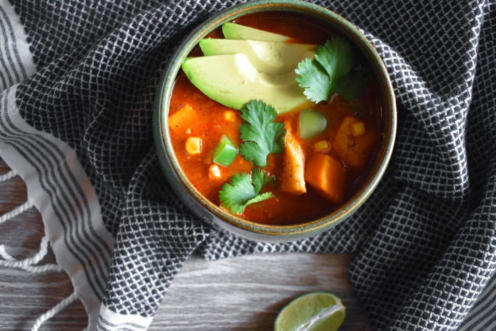 paleo chipotle cod and sweet potato chowder