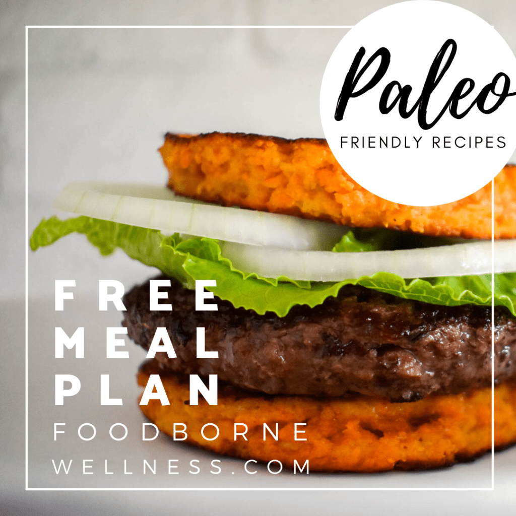 Pinterest Pin for Paleo Meal Plan 1