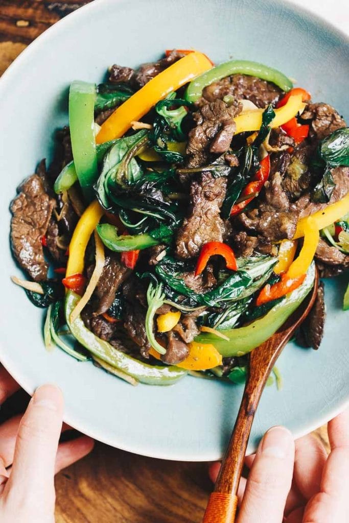 Paleo Thai Basil Stir Fry