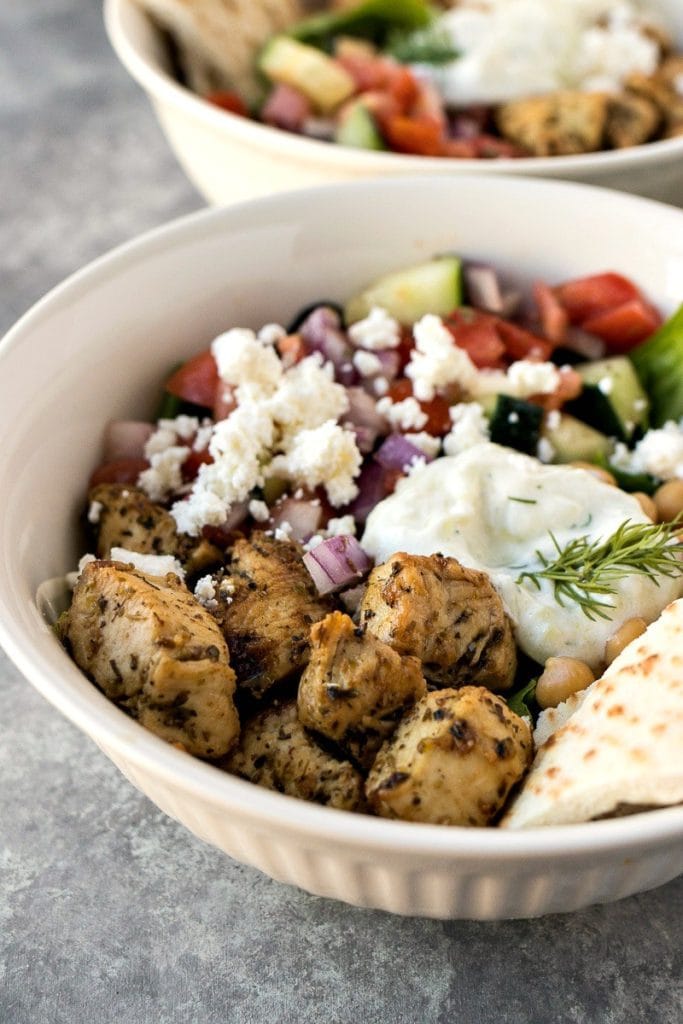 Chicken Gyro Bowls