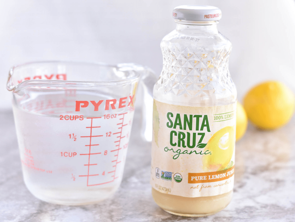 Santa Cruz Organic Lemon Juice and Water