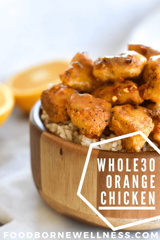 Whole30 Orange Chicken Pinterest Pin