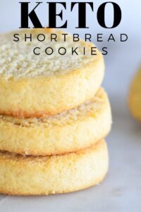 Keto Shortbread Cookies - Gluten free, low carb