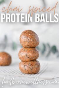 Chia Spiced Protein Balls - Paleo, Vegan, Gluten Free