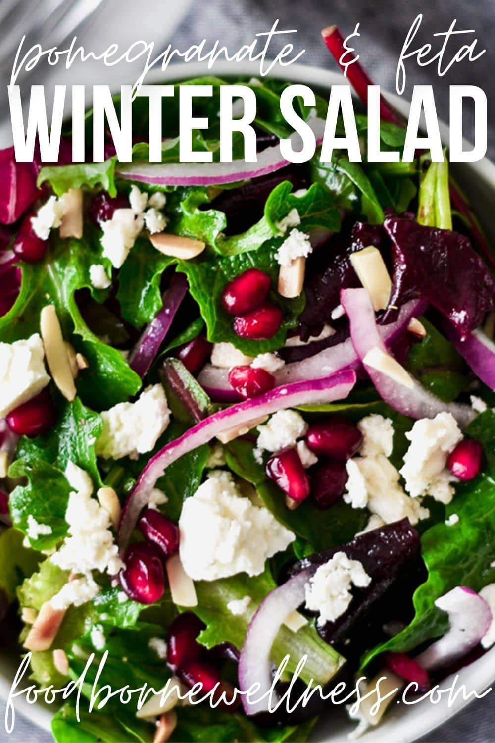 Pomegranate and Feta Winter Salad — Foodborne Wellness