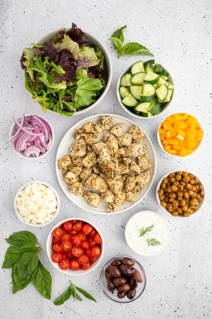 Mediterranean Meal Prep Bowls — Her Wholesome Kitchen