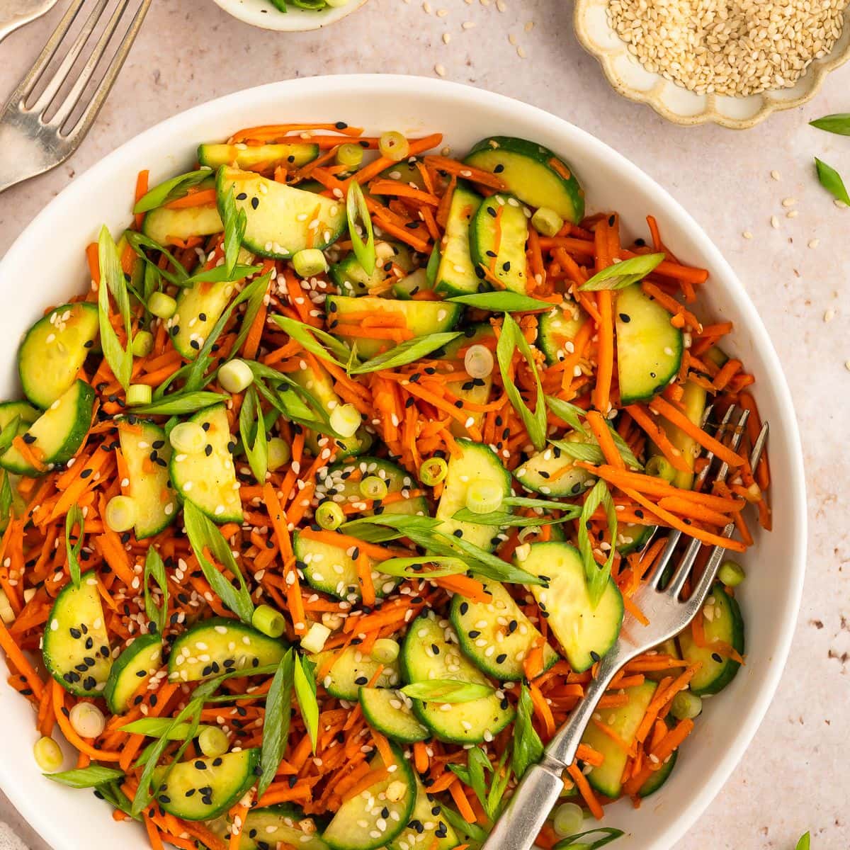 Carrot and Cucumber Salad — Foodborne Wellness