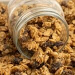 Jar scooping nut-free granola.